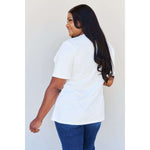 "Babe" Glitter Lettering T-Shirt in White:The Rustic Buffalo Boutique
