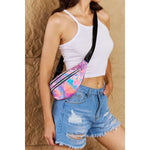 Good Vibrations Fanny Pack in Hot Pink:The Rustic Buffalo Boutique
