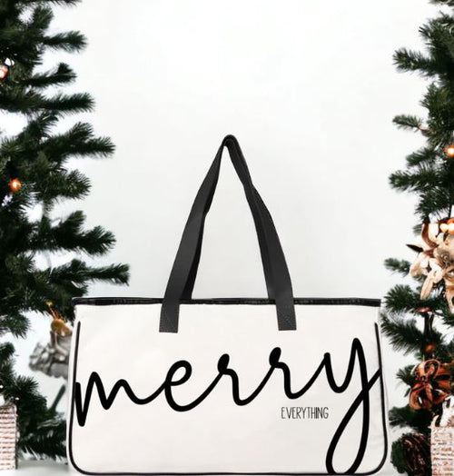 Merry Everything Christmas Tote