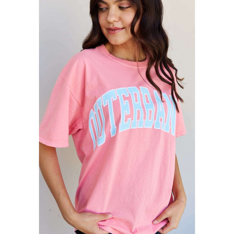 "Outerbanks" Oversized Graphic T-Shirt:The Rustic Buffalo Boutique