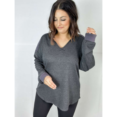 Oversized Thermal:The Rustic Buffalo Boutique