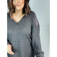 Oversized Thermal:The Rustic Buffalo Boutique