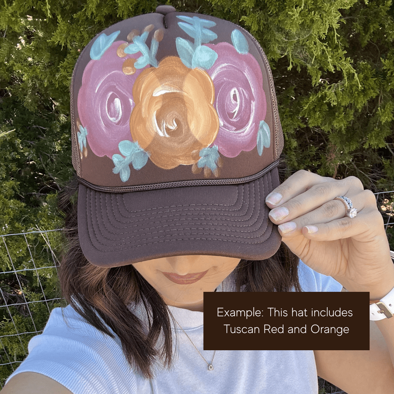 Personalize Your Own Brown Trucker Hat:The Rustic Buffalo Boutique