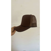 Personalize Your Own Brown Trucker Hat:The Rustic Buffalo Boutique