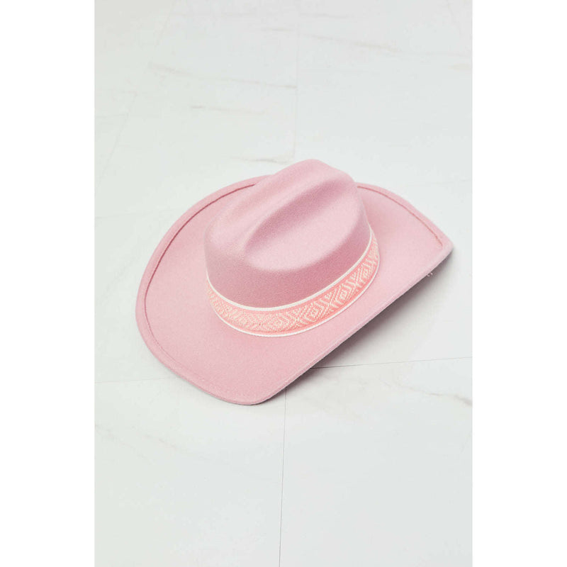 Western Cutie Cowboy Hat in Pink:The Rustic Buffalo Boutique