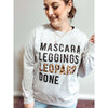Casual Weekend Letter Graphic Sweatshirt:The Rustic Buffalo Boutique