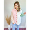 Color Block Button Front Shirt with Pockets:The Rustic Buffalo Boutique