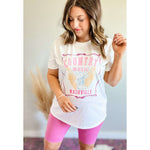 COUNTRY MUSIC NASHVILLE Graphic Tee:The Rustic Buffalo Boutique