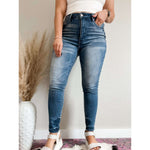Judy Blue High Waist Control Skinny Jeans:The Rustic Buffalo Boutique
