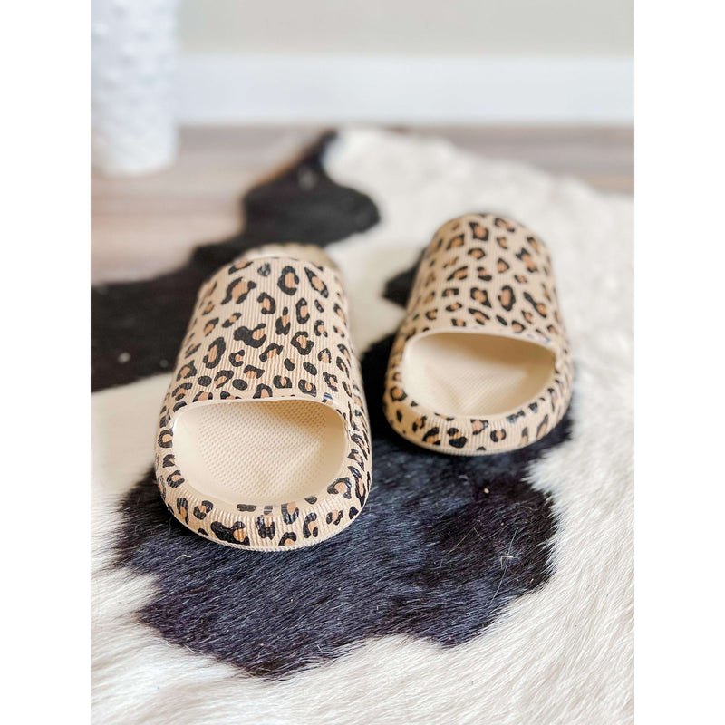 Julius Leopard Slides:The Rustic Buffalo Boutique