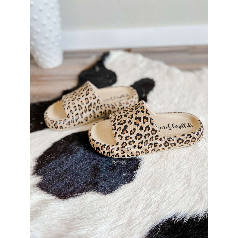 Julius Leopard Slides:The Rustic Buffalo Boutique