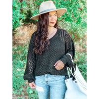 Oversized Sweater:The Rustic Buffalo Boutique