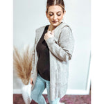 Ribbed Hooded Cardigan:The Rustic Buffalo Boutique