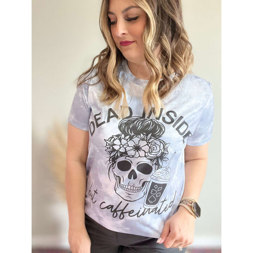 Skull Graphic Short Sleeve T-Shirt:The Rustic Buffalo Boutique