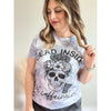 Skull Graphic Short Sleeve T-Shirt:The Rustic Buffalo Boutique
