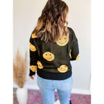 Smiley Sweater:The Rustic Buffalo Boutique