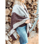 Stay Classy Brown Poncho:The Rustic Buffalo Boutique