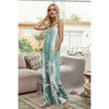Tie-Dye Spaghetti Strap Jumpsuit with Pockets:The Rustic Buffalo Boutique