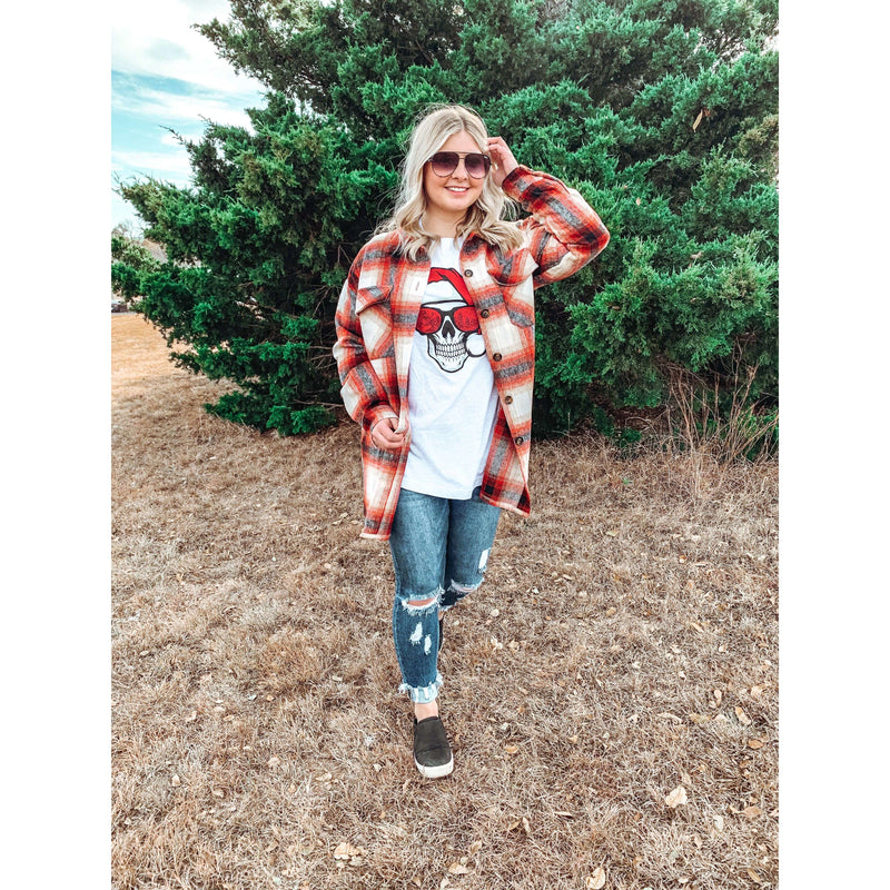 Tyler Plaid Shacket:The Rustic Buffalo Boutique